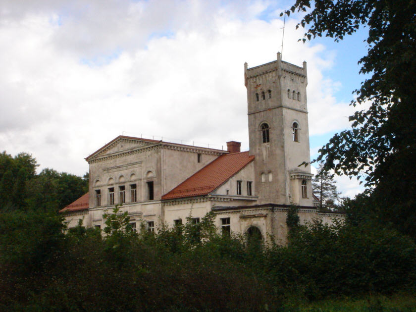 Rekowo Górne pałac w stylu willi włoskiej rodziny Hagen « Zamki Rotmanka