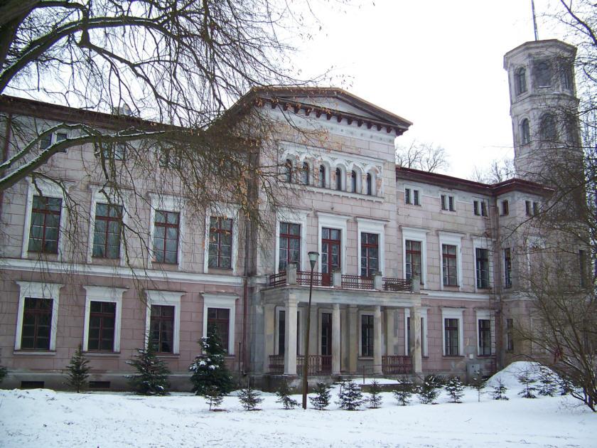 Sypniewo neoklasycystyczny pałac Wilckensów « Zamki Rotmanka