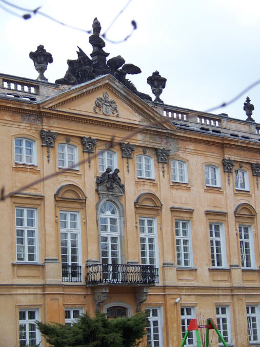Warszawa barokowy pałac Sapiehów « Zamki Rotmanka