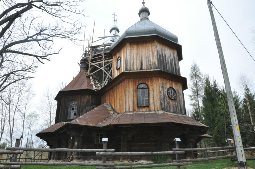 Bystre Cerkiew greckokatolicka św. Michała Archanioła « Zamki Rotmanka
